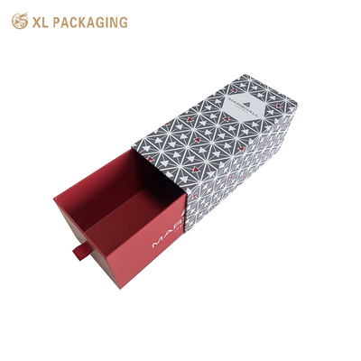 Luxe op maat gemaakte harde stijve papier wijnverpakkingsdoos Kartonnen lakendoos met gouden folie stempeling Magnetische sluiting en fluwelen bekleding - Premium cadeaubon voor rode/witte wijn sets