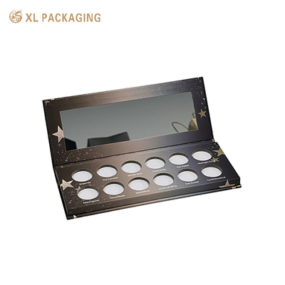 Cosmetische op maat gedrukte verpakkingsdoos Oogschaduw Paletdoos Met Spiegel Make-up Tool