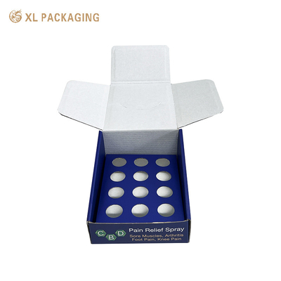 Op maat gedrukte kartonnen plank papier verzending vouwbare display box voor supermarkt