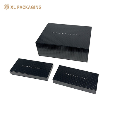 Zwarte magnetische sluiting Stijve dozen Karton Magnetische sluiting Geschenkdoos ISO goedgekeurd