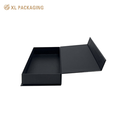 Zwart karton Magnetisch sluitdoos Opvouwbaar Kleding Kleding T-shirt Op maat Groothandel Fabriek Verpakkingsdoos