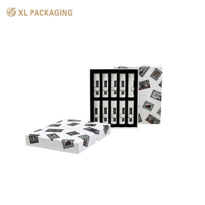 Op maat gemaakte doos Groothandel Verpakking Stevig Papier Luxe Cosmetica Verpakking Doos Lippenstift Lipgloss Set Verpakking Bulk Bestelling Op Maat Gemaakte Cosmetica Dozen