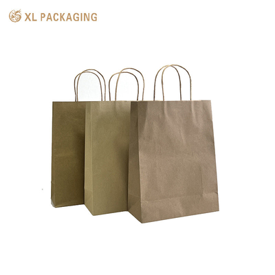 Geprinte papieren geschenkzakken hergebruik papier zak kraft papier hoge kwaliteit cosmetische kleding papierdoos met logo