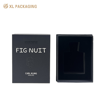 Op maat gedrukte parfum cadeaubon Unieke papier cosmetische geurverpakkingsdoos Glas olie parfum fles met doos