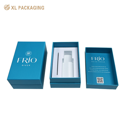 Papier Luxe Custom Parfum Verpakkingsdoos Binnen Huidverzorging Cosmetische Deksel En Basis