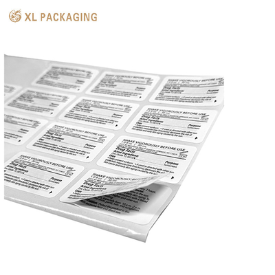 Waterdicht papier-stickerlabel zelfklevende doos Verpakking Fragiel waarschuwingslabel