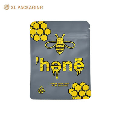 Custom Matte Aluminium Foil Mylar Zipper Bag Gedrukt Hervergrendelbare Verpakkingszak Voor Snack & Klein Geschenk
