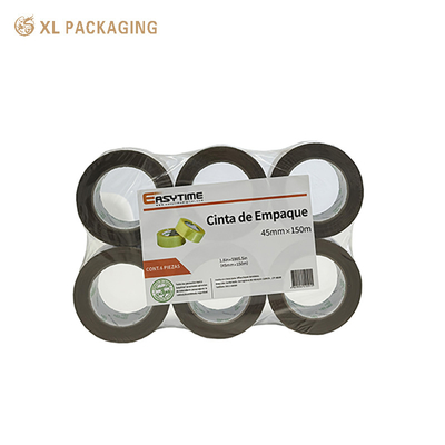 Op maat gedrukte verzenddoos OPP-tape zelfklevend transparant onzichtbaar kanaal Bopp helder pakkettape Jumbo-rol