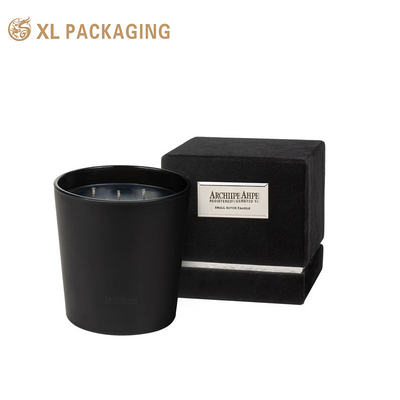 Luxe aangepaste cadeaubon Luxe deksel kaars doos cadeaubon parfum ambacht speciaal open kaars verpakkingsdoos met logo