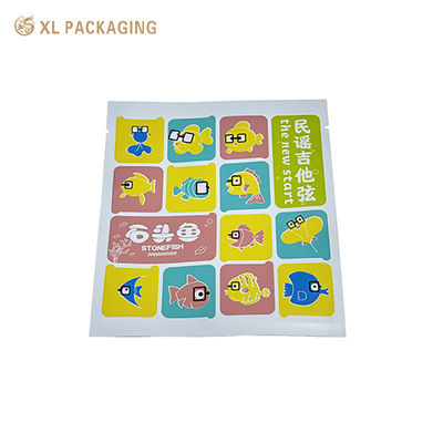 Groothandel Food Grade Zip Mylar Bag met aangepaste stickers en vochtbestendige stand-up pouch