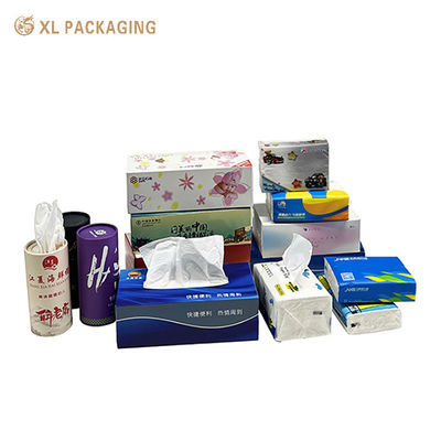 Dikke Hardboard Matte Laminering Scenic-Spot Tissue Box met Virgin Houtpulp Tissue en Precisie Die-Cut Pull-Out Opening