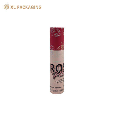 Groothandel Goedkope Custom Kleine Papieren Buis Doos, Rolrand Kartonnen Cilinder Met Holografische Zilverfolie voor Lipglans Lipgloss