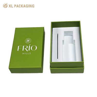 Geur cadeautjes Premium Brandin Custom Luxury Parfum Box Art Papier & Karton Verpakking Met Goud Folie Embossing Fluwelen Lining Ideaal Voor High-End Huidverzorging Sets