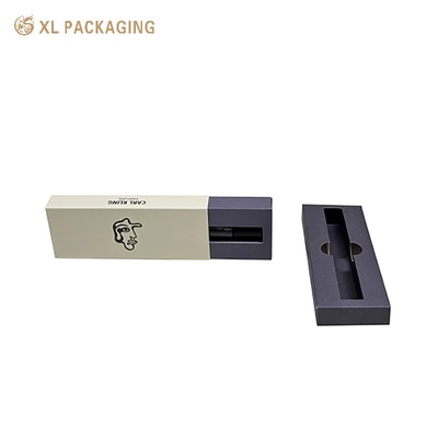 350 gram wit kraftpapier geborduurd kartonpapier cosmetische doos verpakking voor parfum OEM aanvaard
