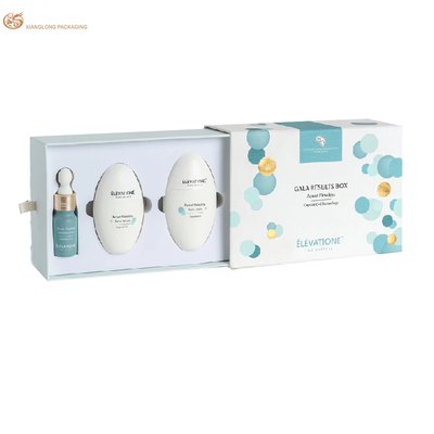 ﻿XL Verpakking Op Maat Bedrukte Cosmetica Dozen Aangepast Logo Schuiflade Doos Stevig Karton Huidverzorging Papieren Doos Zeepverpakking Doos Met Lint