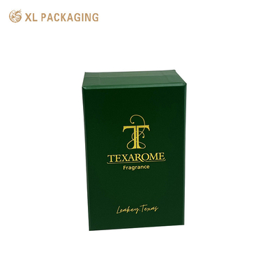 Warm stempelen Parfum cosmetische verpakkingspapierdoos met aangepast logo deksel basisvorm