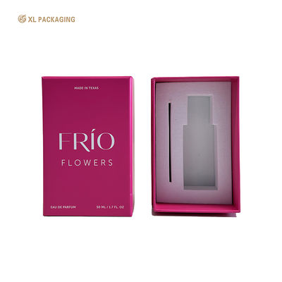 Groothandel Custom 3 Pieces Rigid Parfums Box met 2mm Grey Board, Custom EVA Velvet Insert en Matte Laminatie