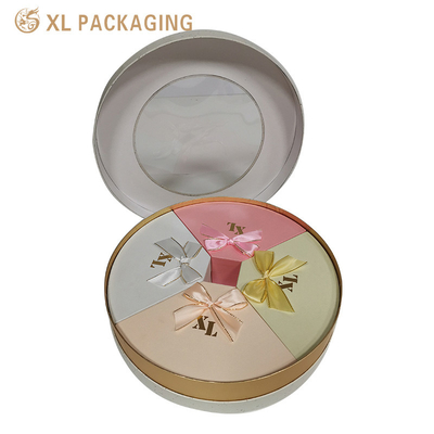Recycled Round Tea Gift Packaging Paper Tube met Divider Custom Order Geaccepteerd en aangepast ontwerp